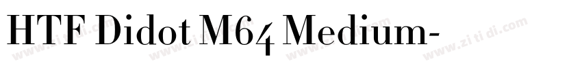 HTF Didot M64 Medium字体转换